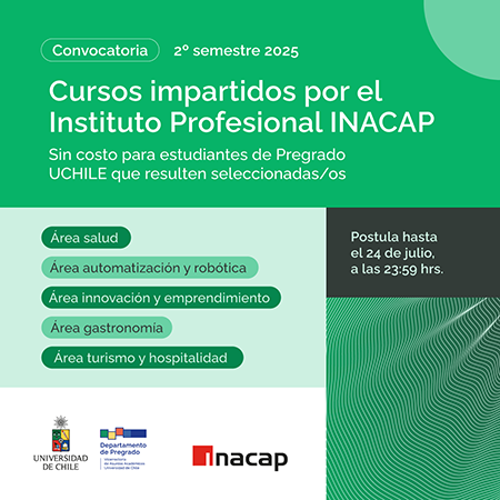 Cursos impartidos por el Instituto Profesional INACAP